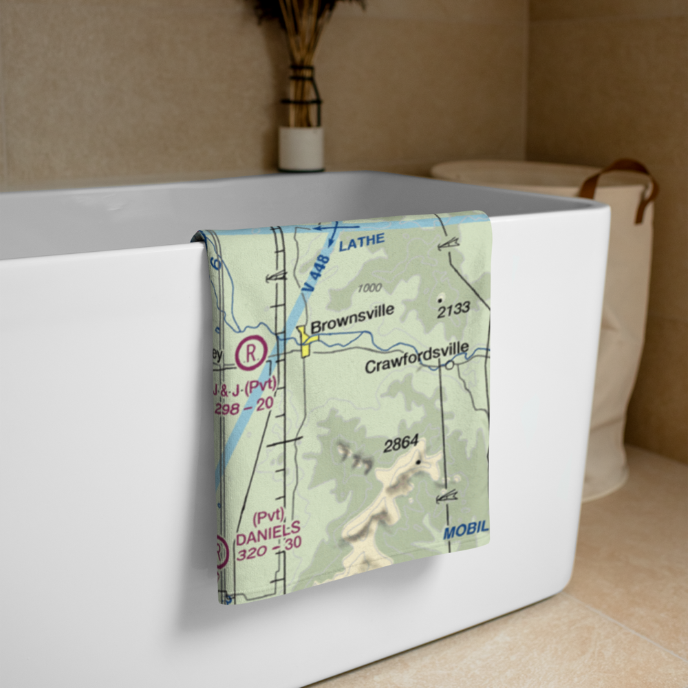 Jim's Airstrip (OG16) VFR Sectional Towel 