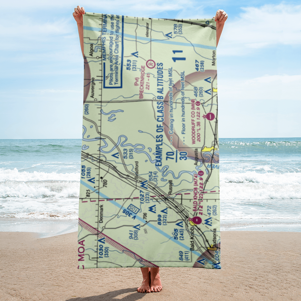 Joeys (JOEY) VFR Sectional Towel 