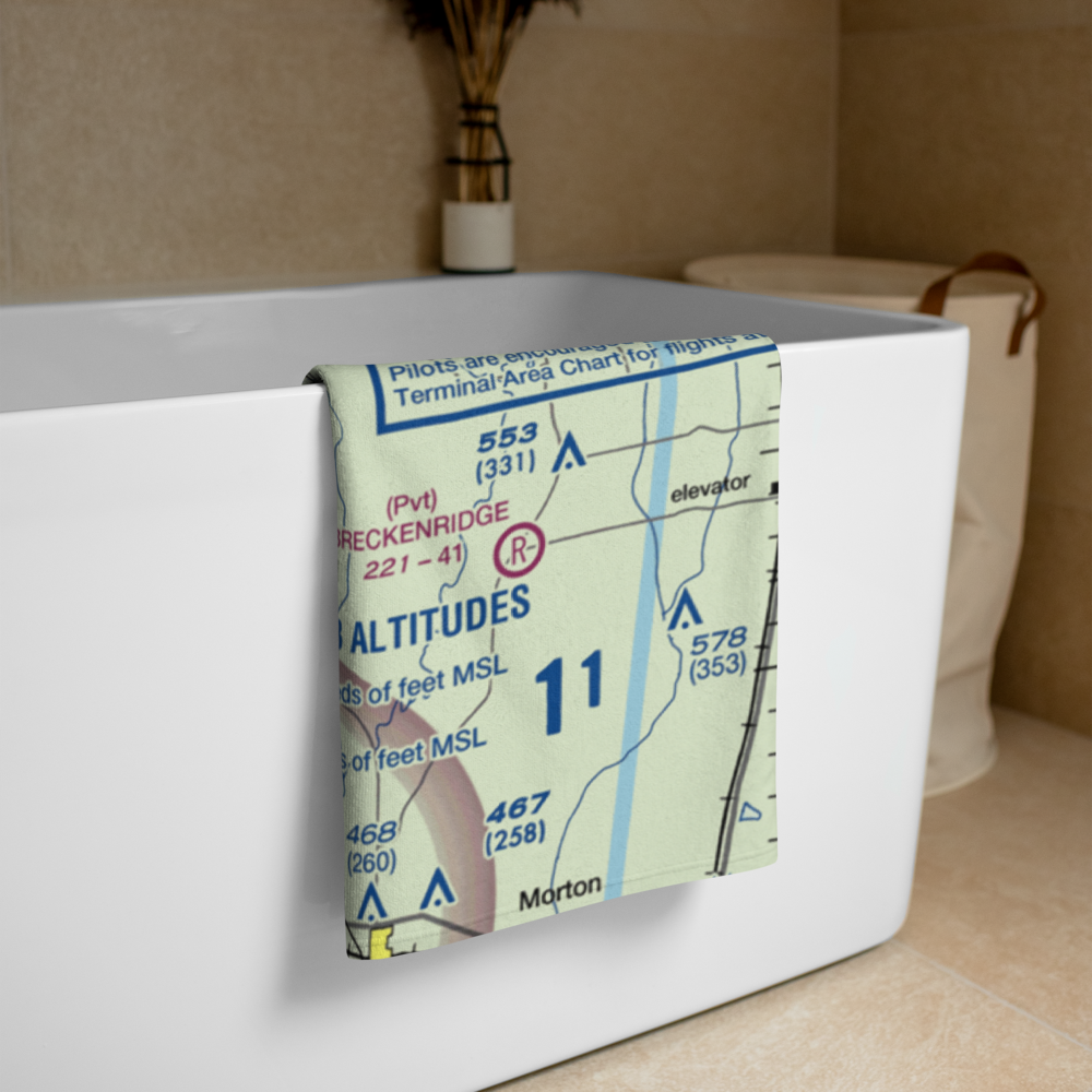 Joeys (JOEY) VFR Sectional Towel 