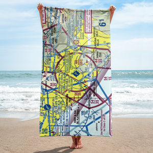 John Wayne Airport-Orange County Airport (SNA) VFR Sectional Towel