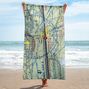 Johnson Brothers Airport (61CL) VFR Sectional Towel