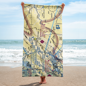 Johnson County Airport (6A4) VFR Sectional Towel