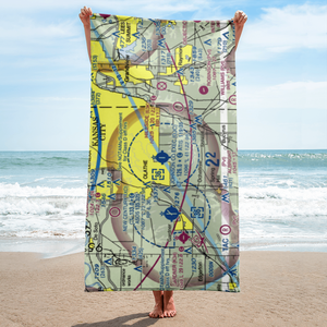 Johnson County Executive Airport (OJC) VFR Sectional Towel