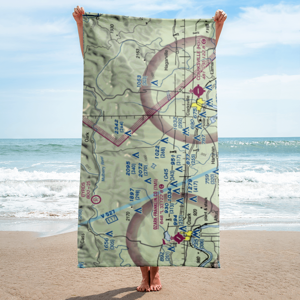 Johnson Farm Lines Airport (US-0014) VFR Sectional Towel 