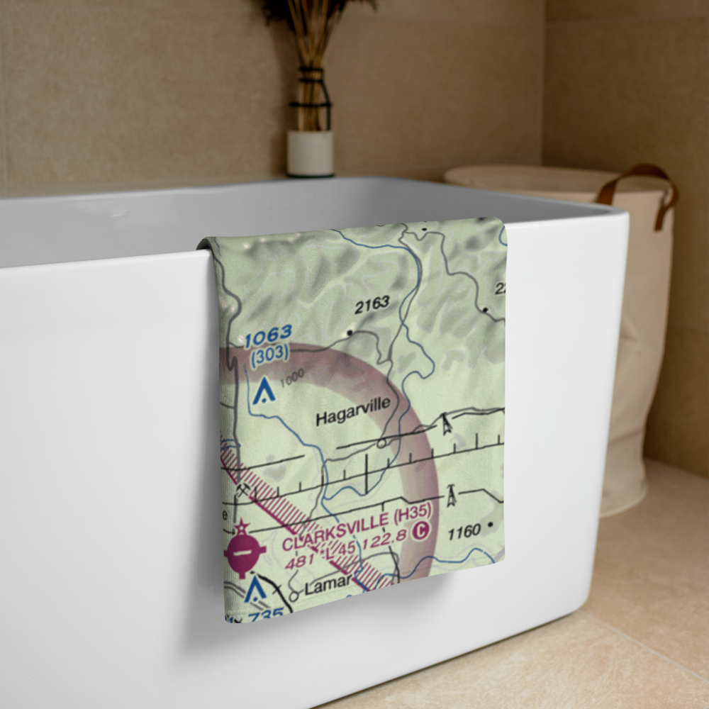 Johnson Farm Lines Airport (US-0014) VFR Sectional Towel 