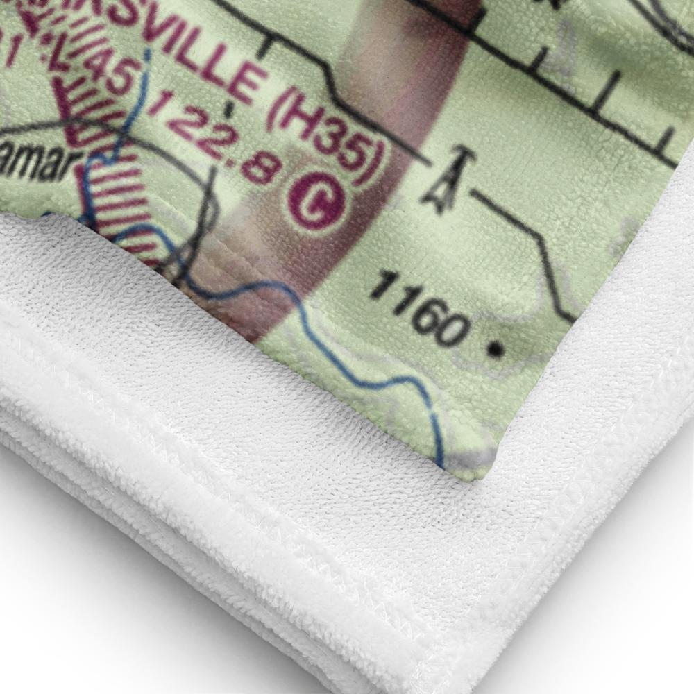 Johnson Farm Lines Airport (US-0014) VFR Sectional Towel 