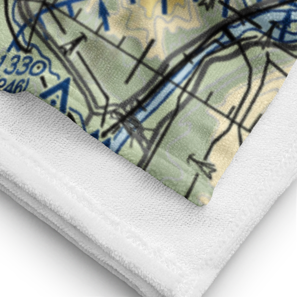 Johnson's Landing Ultralightport (3WA1) VFR Sectional Towel 