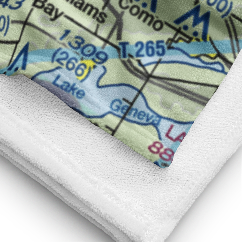 Johnstown Center Airport (WI84) VFR Sectional Towel 