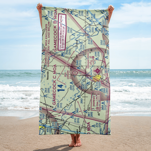 Jordan Airport (SC57) VFR Sectional Towel