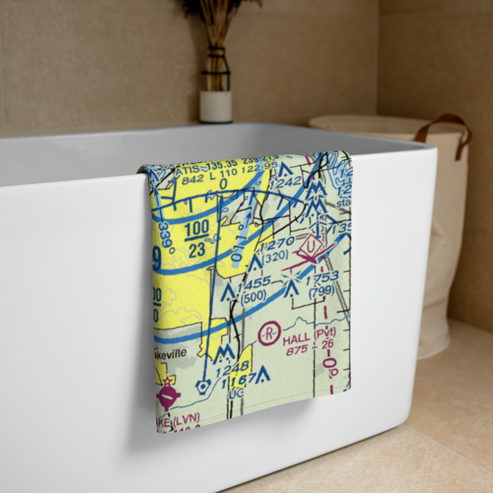 Jorgensen's Landing Seaplane Base (MY34) VFR Sectional Towel 