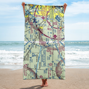 Jr's Airport (11IN) VFR Sectional Towel