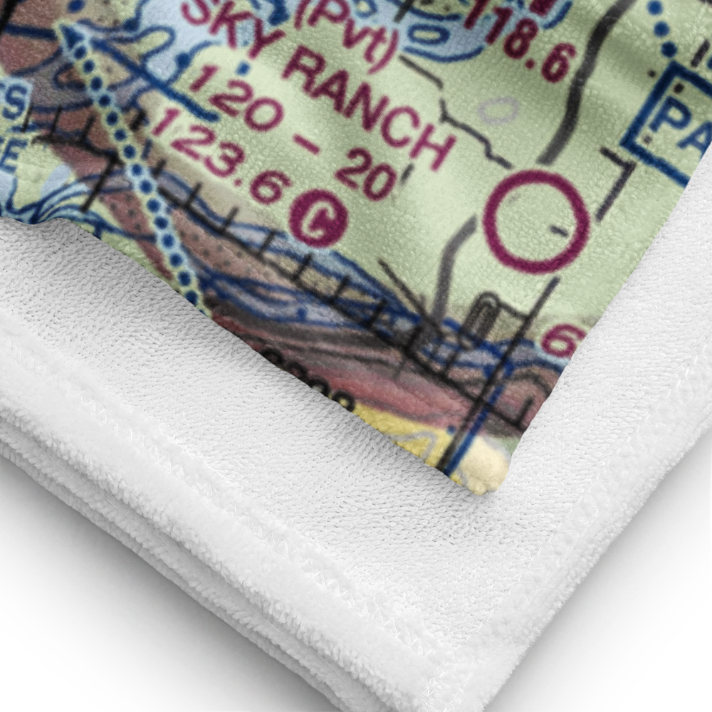 June Lake Airpark (06AK) VFR Sectional Towel 