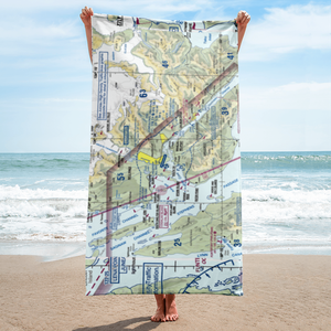 Juneau International Airport (JNU) VFR Sectional Towel