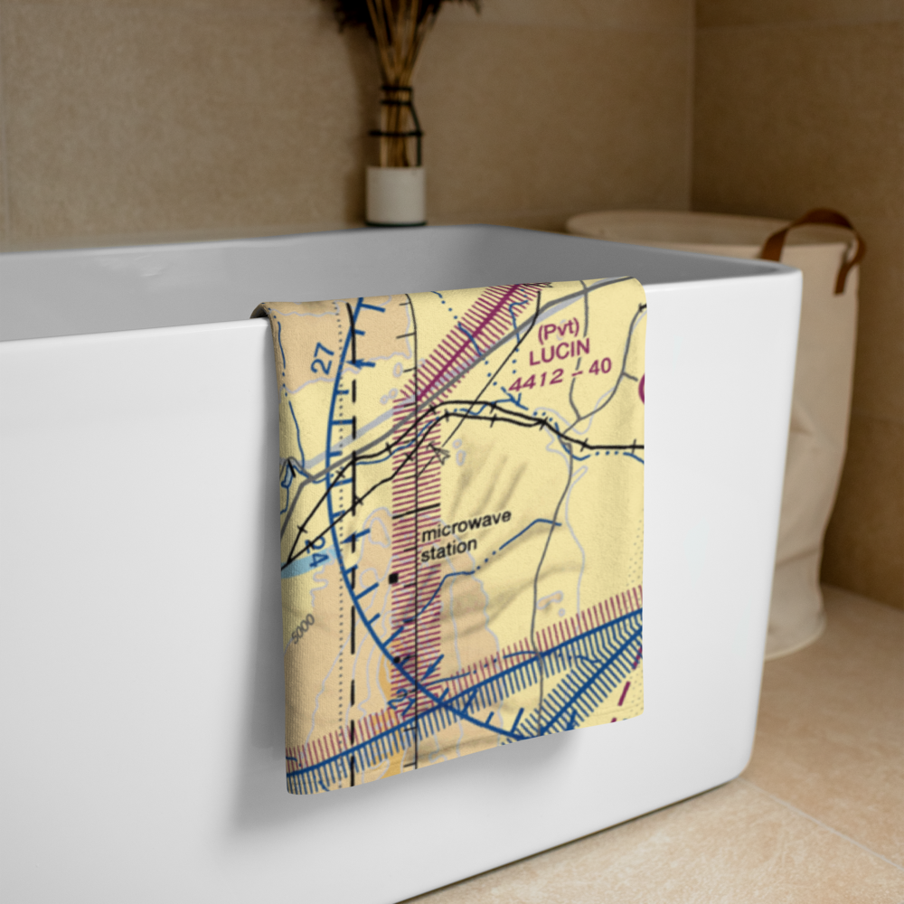 Juniper Airport (NV14) VFR Sectional Towel 