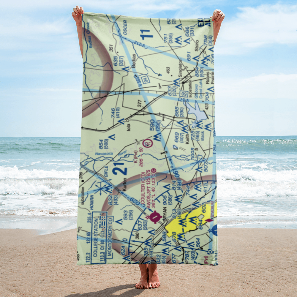 K Ranch Airport (3TE0) VFR Sectional Towel 