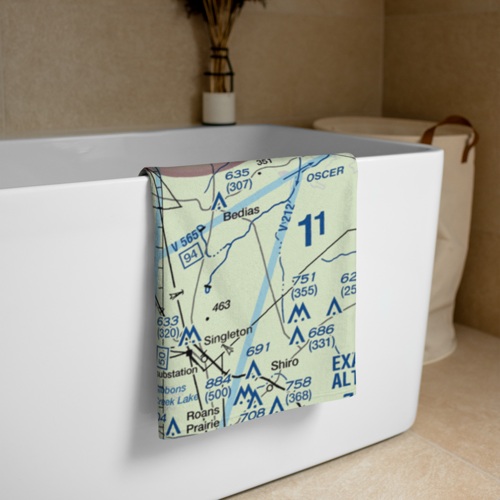 K Ranch Airport (3TE0) VFR Sectional Towel 