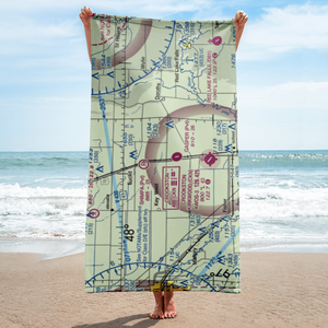 Kaml Airstrip (45MN) VFR Sectional Towel