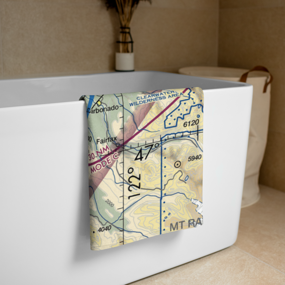 Kapowsin Field (86WA) VFR Sectional Towel 