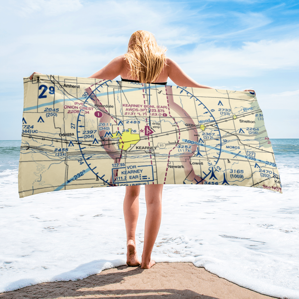 Kearney Regional Airport (EAR) VFR Sectional Towel 