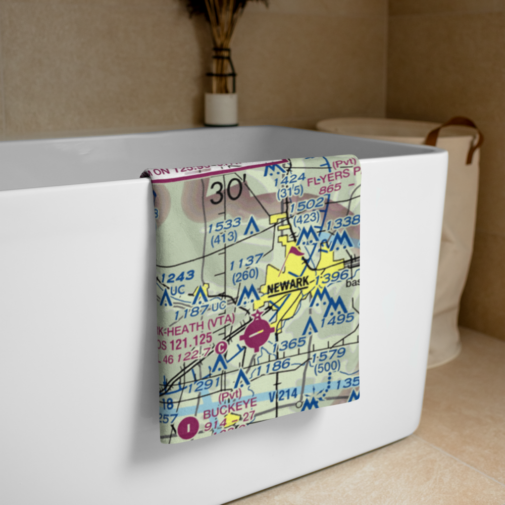 Kearns Airport (OH74) VFR Sectional Towel 