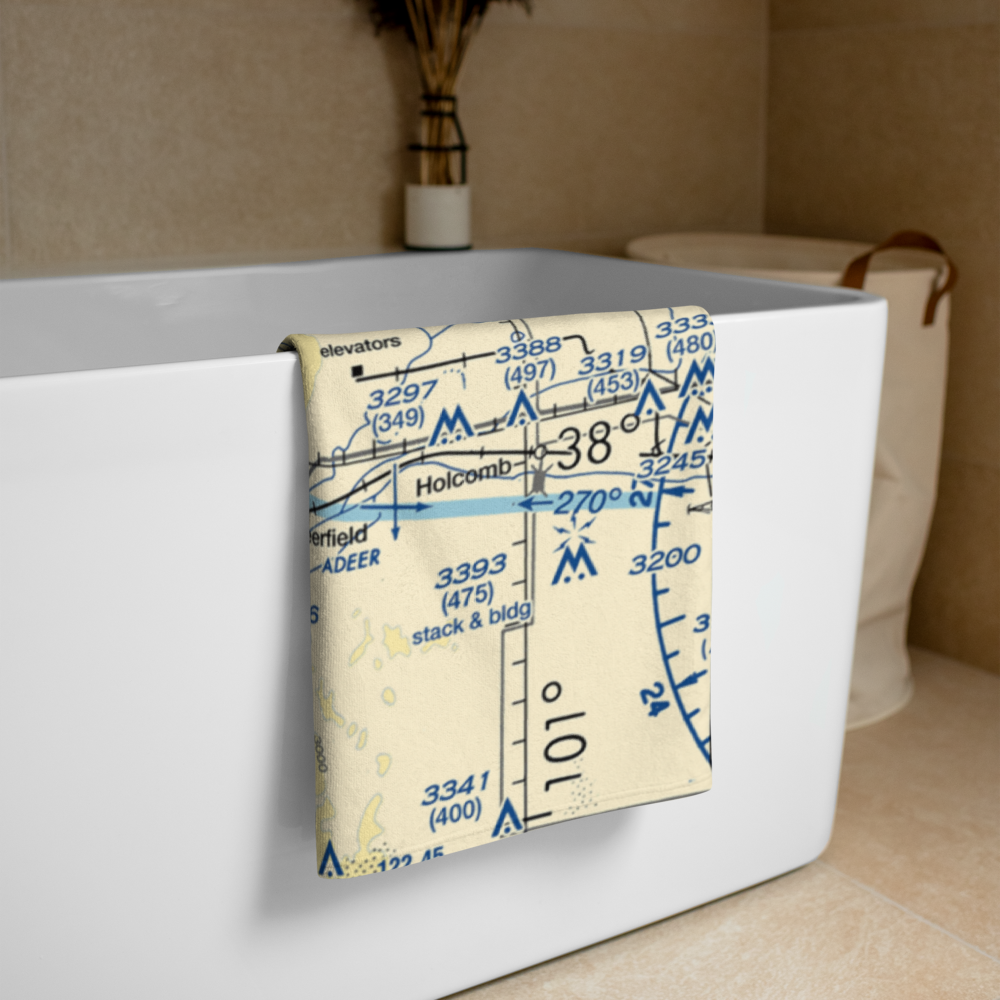 Kearny County Airport (36K) VFR Sectional Towel 