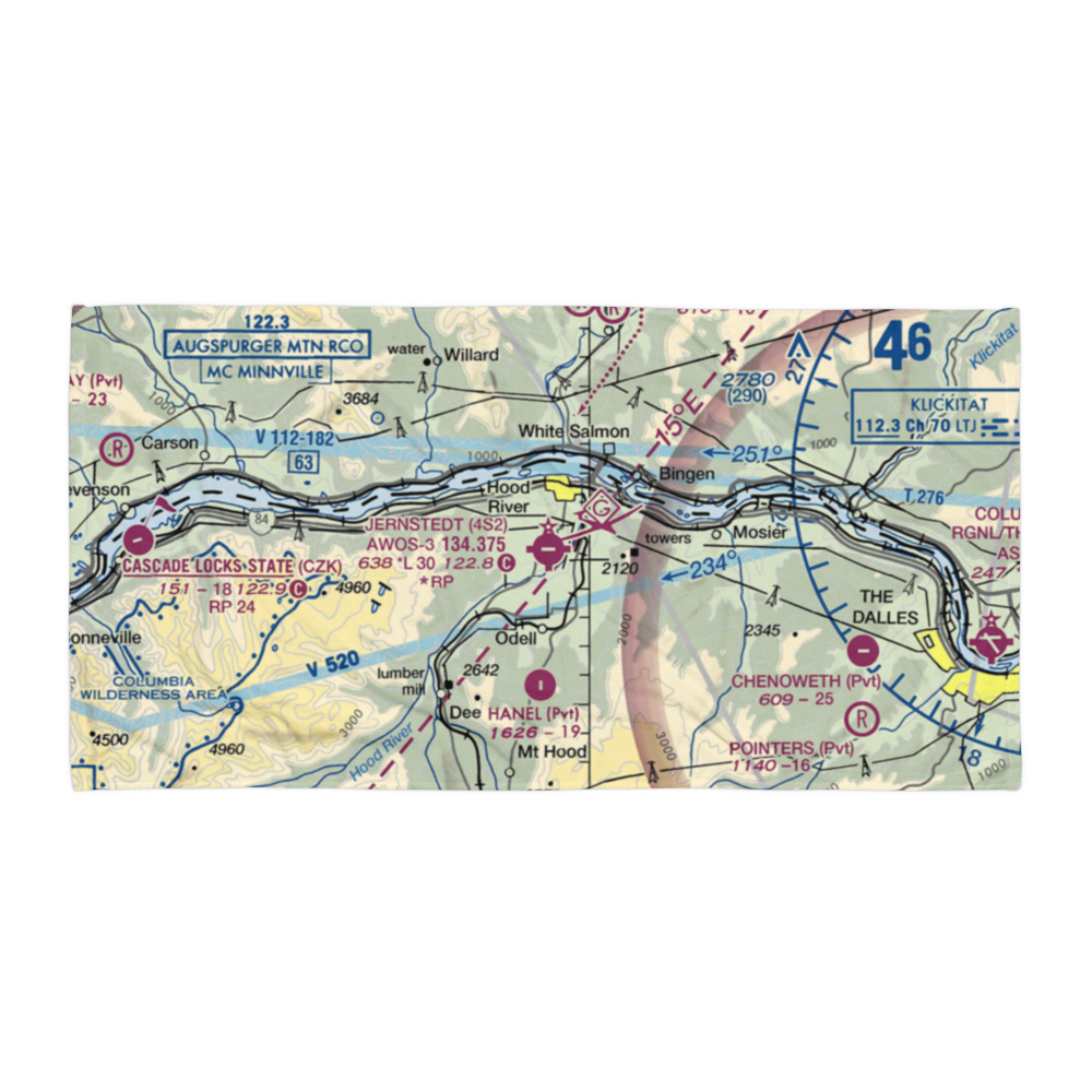 Ken Jernstedt Airfield (4S2) VFR Sectional Towel 