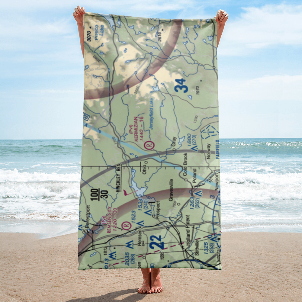 Kermizian Airport (0NY3) VFR Sectional Towel 