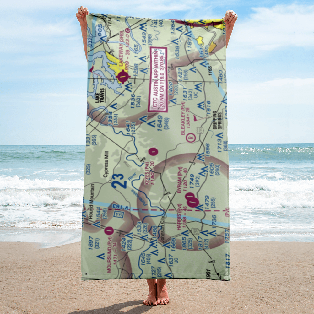 Keyes Ranch Airport (14TX) VFR Sectional Towel 