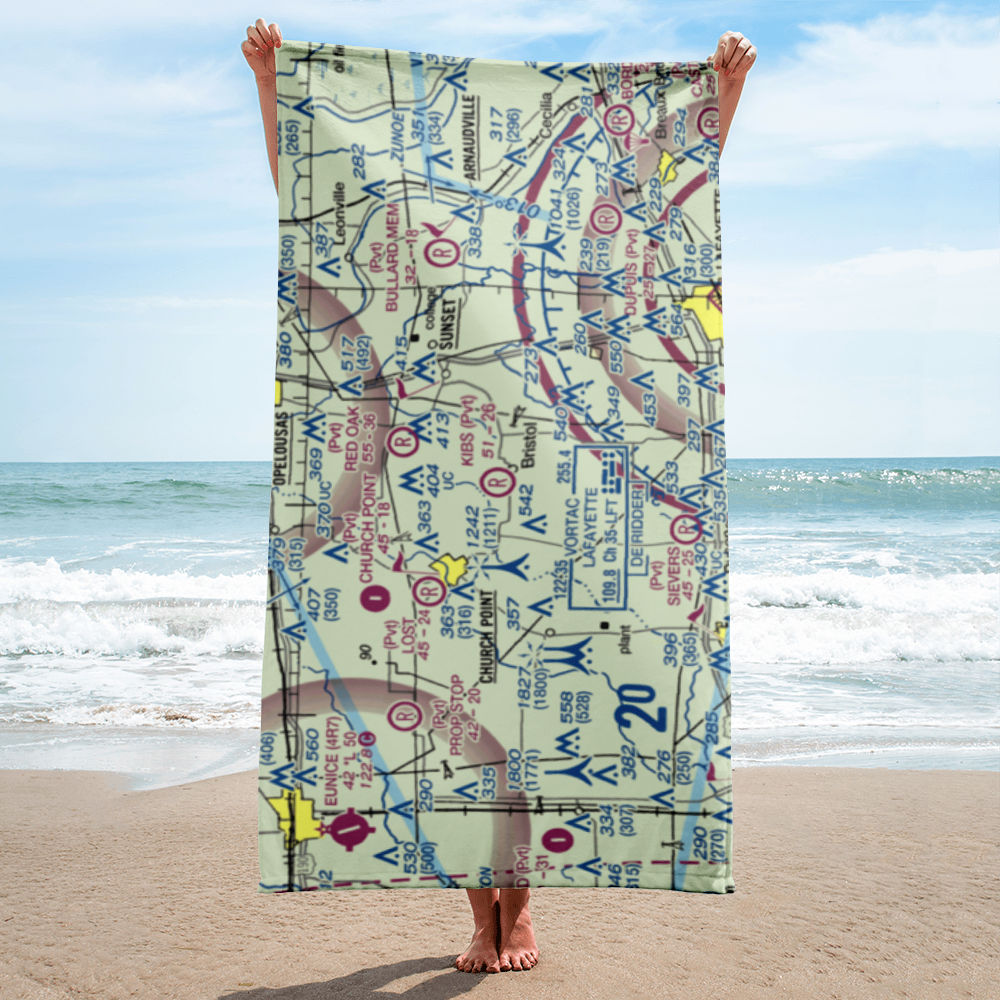 Kibs Air Park (7LA4) VFR Sectional Towel 