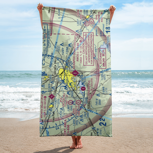 Kickapoo Downtown Airport (CWC) VFR Sectional Towel