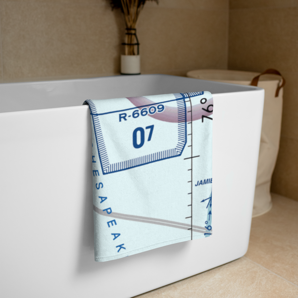 Kilmarnock/Tolbert Field (5VA9) VFR Sectional Towel 