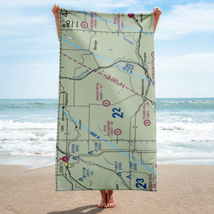 Kinch Farms Airport (WN72) VFR Sectional Towel