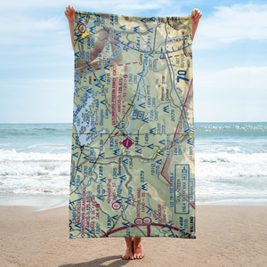 King Airport (TN72) VFR Sectional Towel