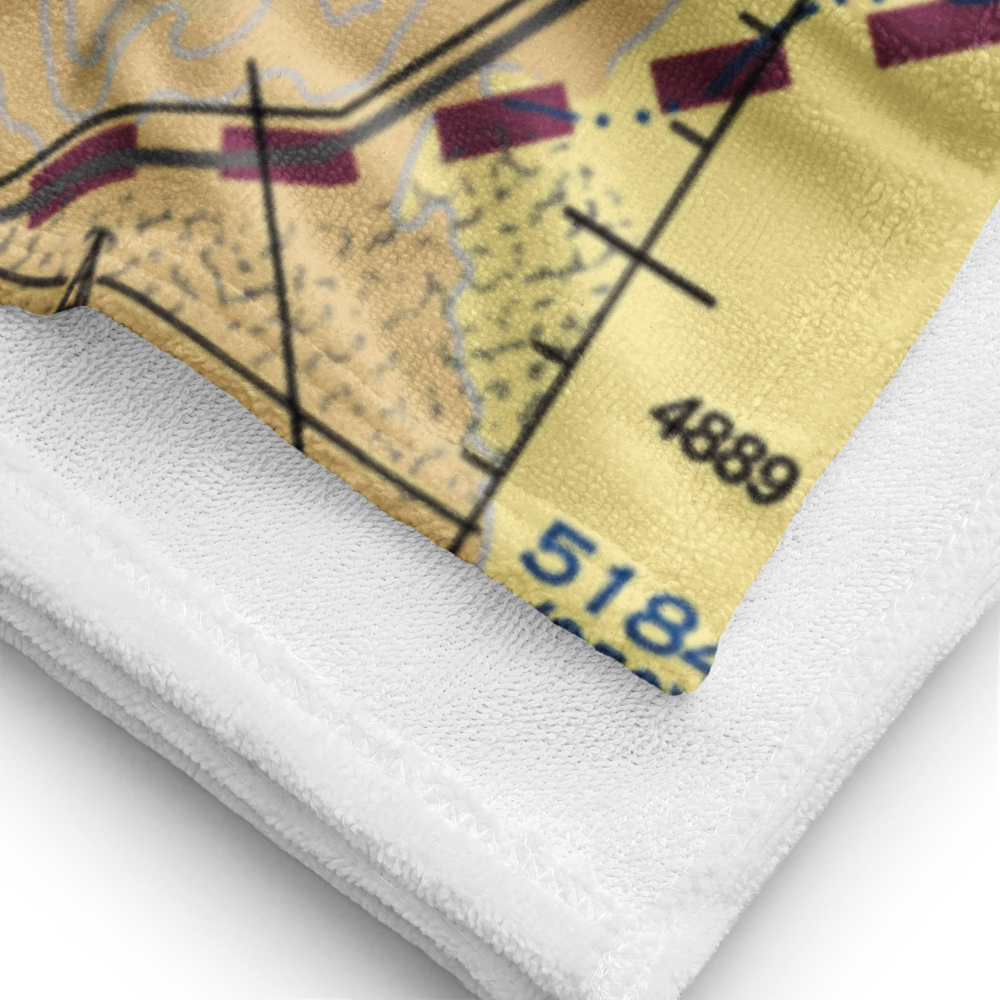 King Mountain Glider Park (ID36) VFR Sectional Towel 