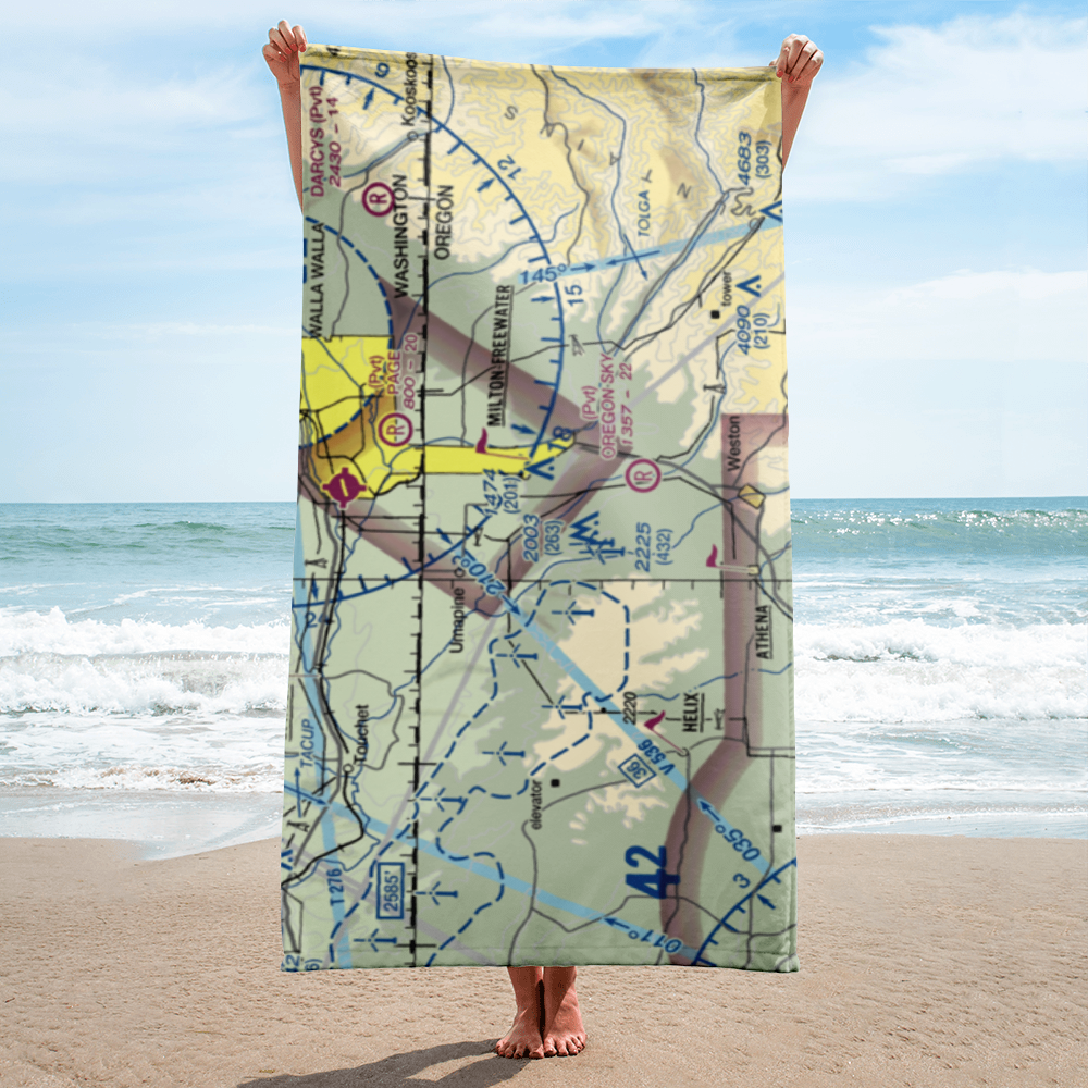 King's Airport (9OR4) VFR Sectional Towel 