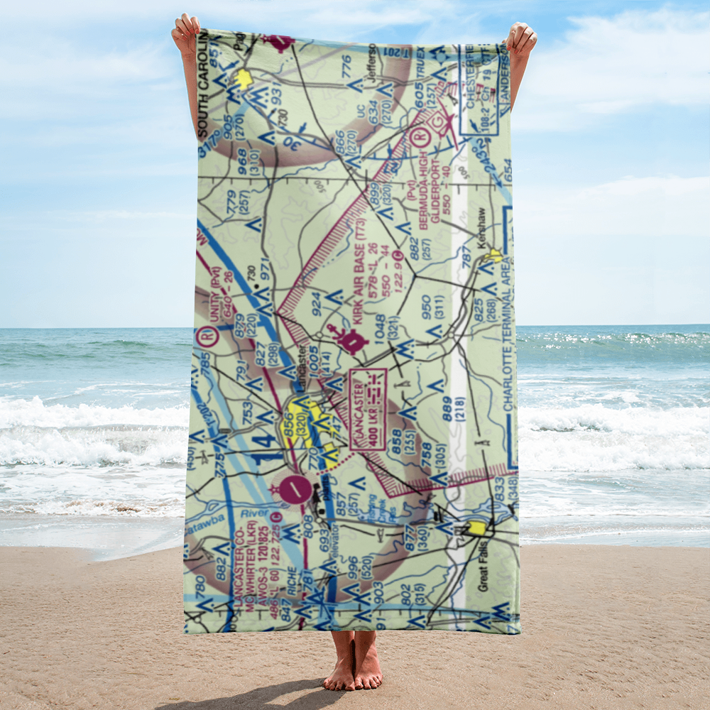 Kirk Air Base (T73) VFR Sectional Towel 