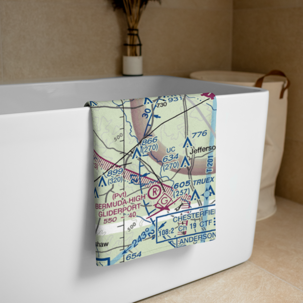 Kirk Air Base (T73) VFR Sectional Towel 