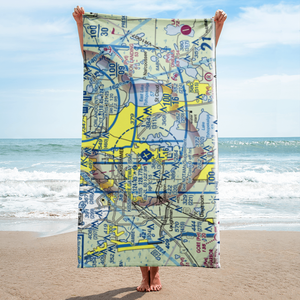 Kissimmee Seaplane Base (FA17) VFR Sectional Towel