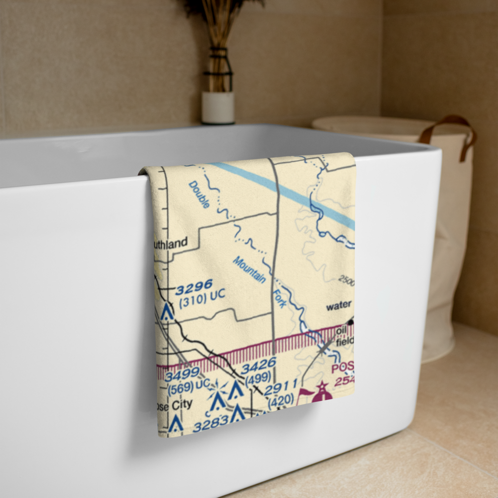 Kitten Farm Private Airport (9XS5) VFR Sectional Towel 