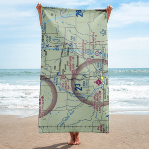 Knight Aire Airport (92WI) VFR Sectional Towel