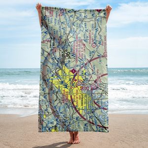 Knoxville Downtown Island Airport (DKX) VFR Sectional Towel