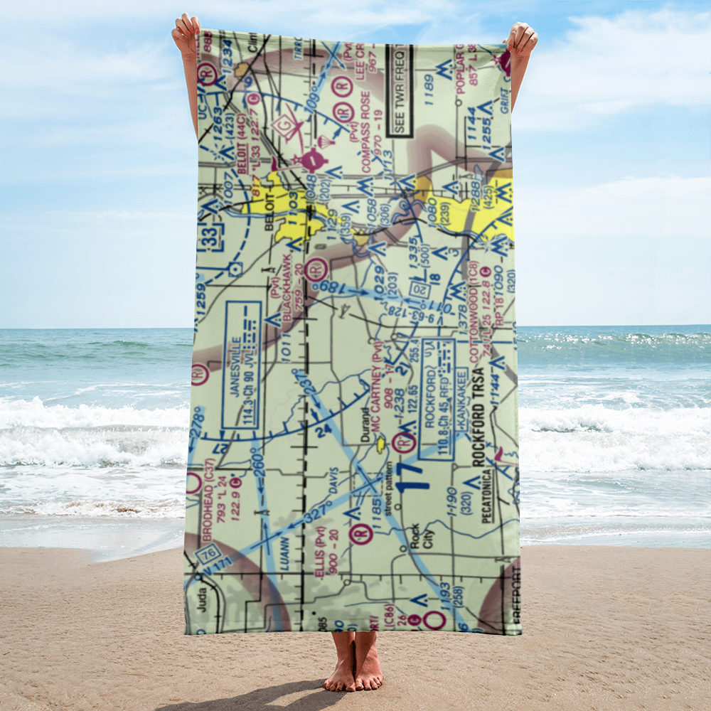 Koch Airport (IS71) VFR Sectional Towel 