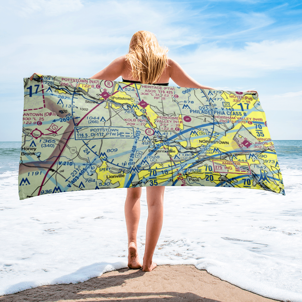 Kolb Airport (43PA) VFR Sectional Towel 