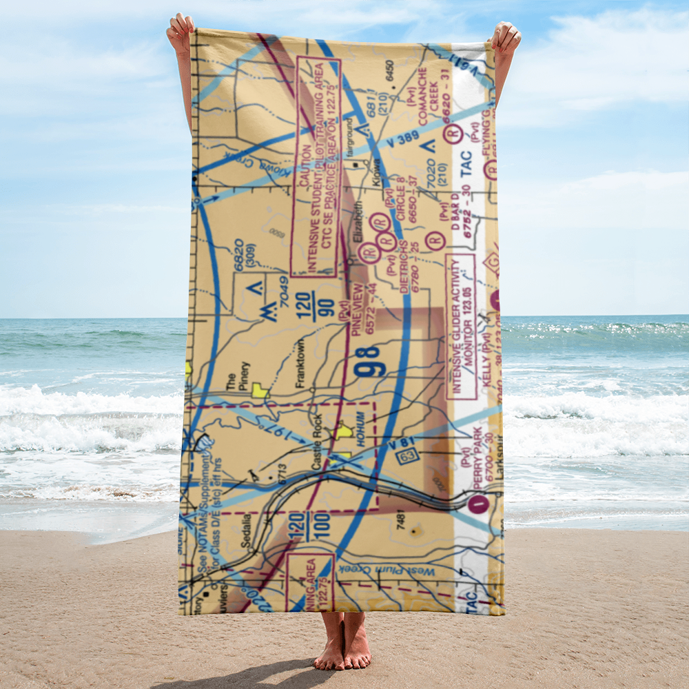 Kostroski Airport (43CO) VFR Sectional Towel 
