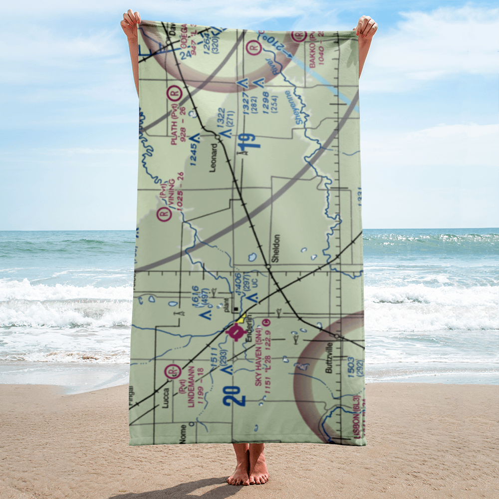 Kraig Farms Airport (NA05) VFR Sectional Towel 