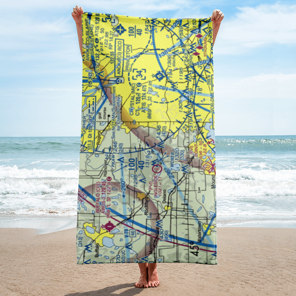 Kral's Personal Use Landing Field (42MN) VFR Sectional Towel 