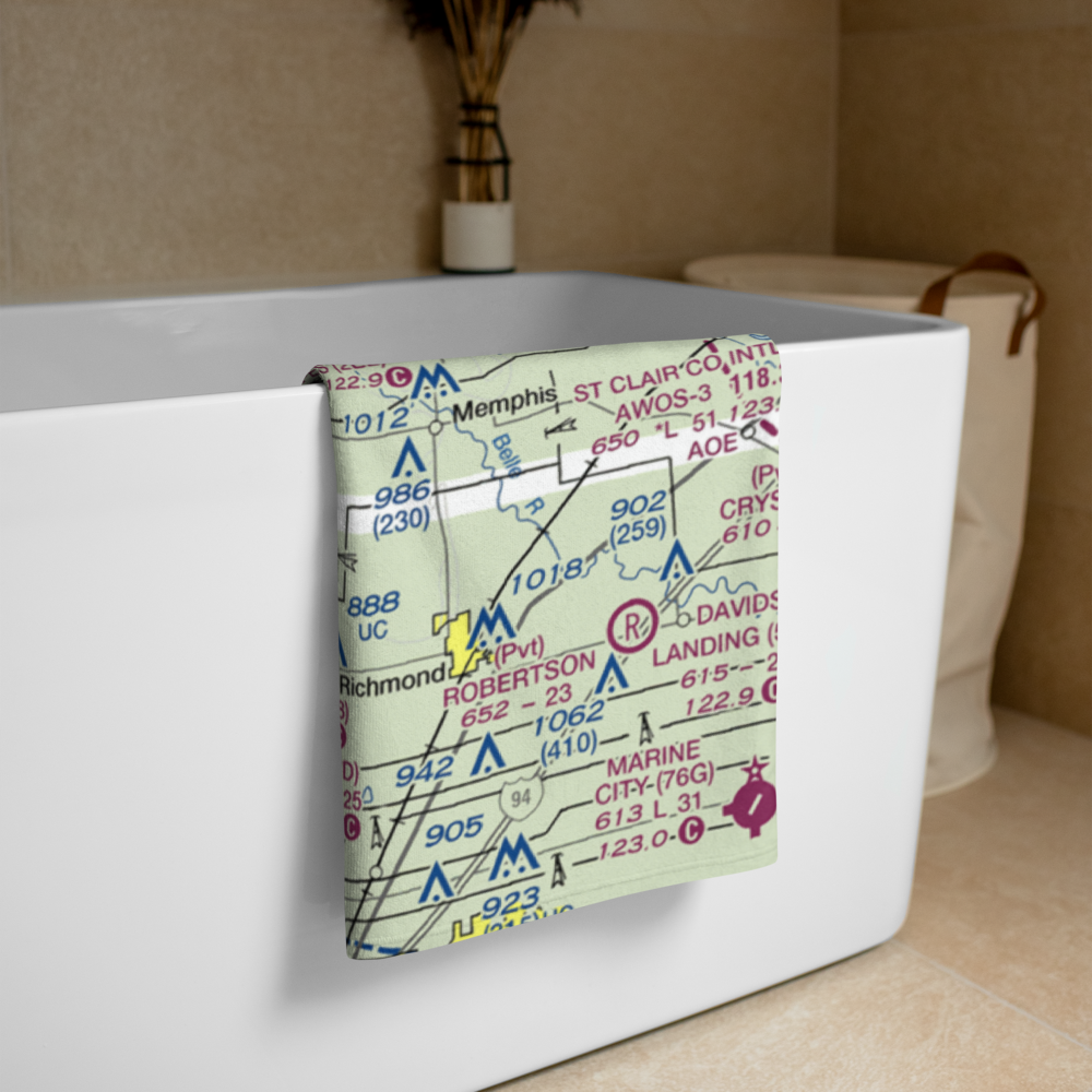 Kriewall Strip (4MI0) VFR Sectional Towel 