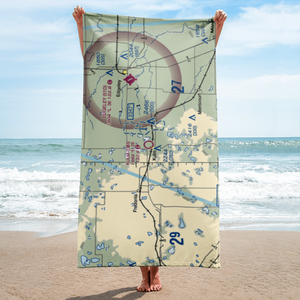 Kulm Municipal Airport (D03) VFR Sectional Towel