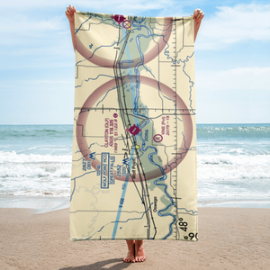 L M Clayton Airport (OLF) VFR Sectional Towel