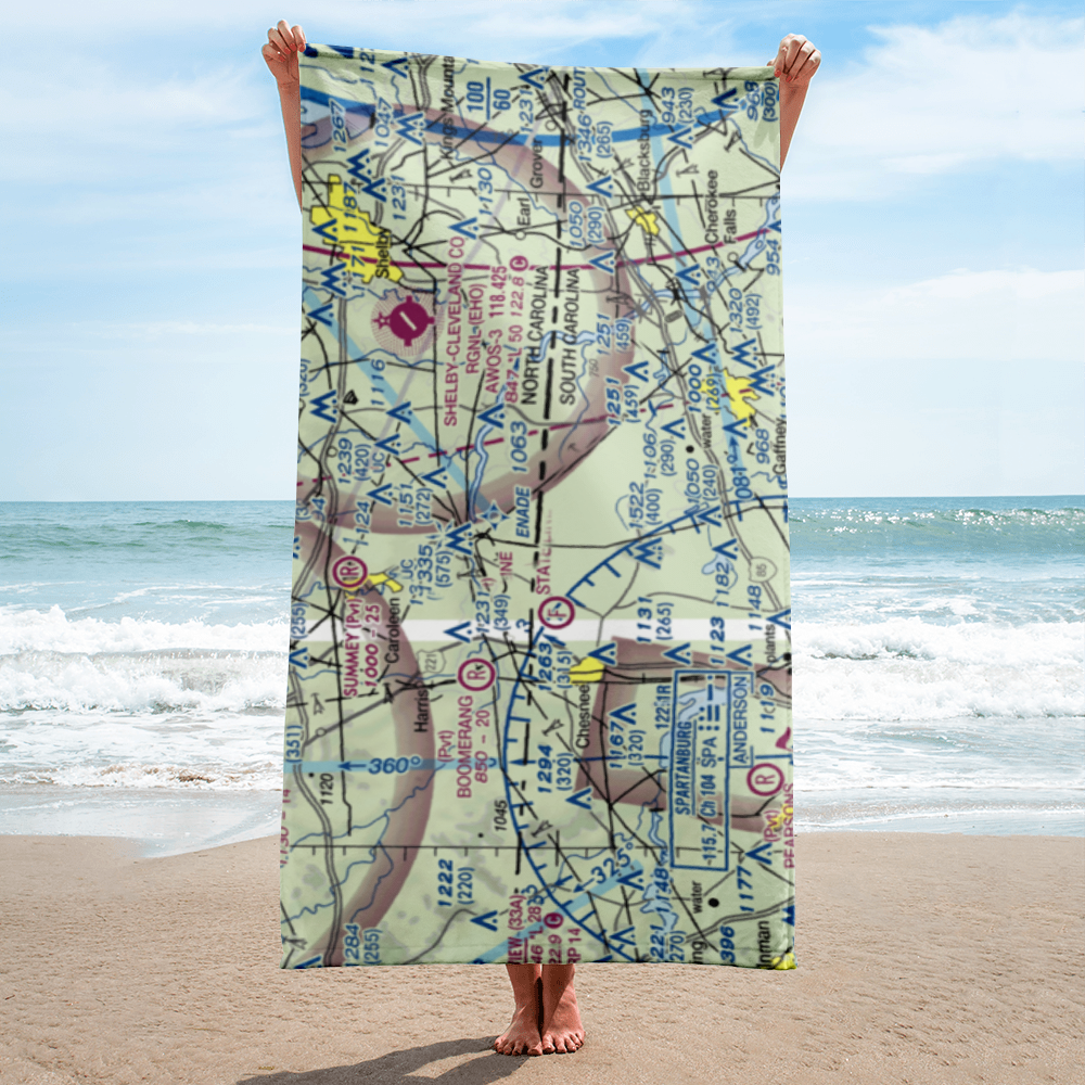 La Dolce Terra Airport (38SC) VFR Sectional Towel 